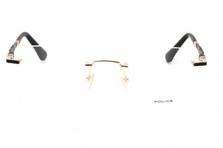 Police VPLF83M Eyeglasses Rose Gold W/Matter black parts / Clear demo lens-AmbrogioShoes