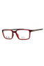 0D41 - SEMI-MATT RED/Clear demo lens