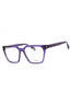 0U55 - SHINY TRANSPARENT DARK PURPLE/clear demo lens
