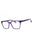 0U55 - SHINY TRANSPARENT DARK PURPLE/clear demo lens