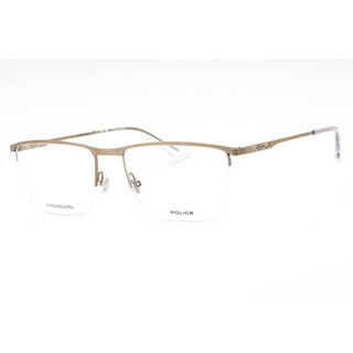 Police VPLG75 Eyeglasses Shiny Camel / Clear Lens-AmbrogioShoes