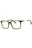 0G61 - SHINY TRANSPARENT GREEN/clear demo lens