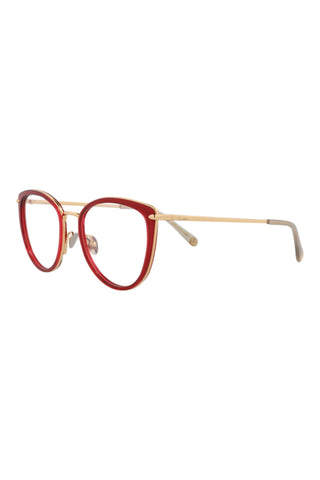 Pomellato PM0083O Transparent Bordeaux Eyeglasses