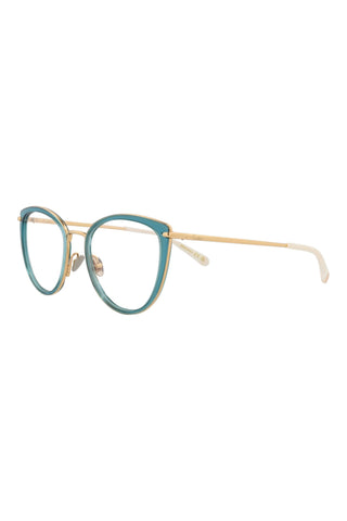 Pomellato PM0083O Transparent Teal Eyeglasses
