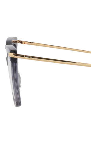 Pomellato PM0094O Bilayer Transparent Dark Grey/Opal Dark Grey Eyeglasses