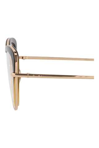 Pomellato PM0125O Pink Gold/Transparent Brown Eyeglasses