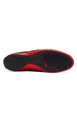 Portofino Ostrich & Leather Sneaker - Black-Dellamoda