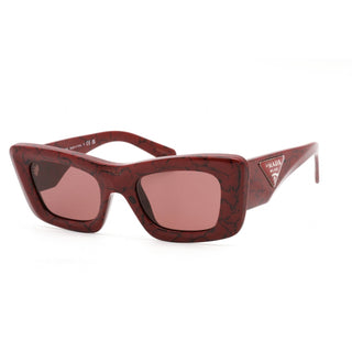 Prada 0PR 13ZS Sunglasses Bordeaux / Dark Violet Women's-AmbrogioShoes