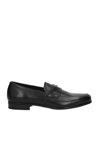 Prada 2DC179-ASK Black Leather Penny Loafers (PRM1040)