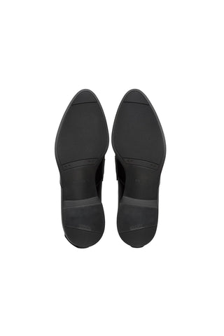 Prada 2DG094-B4L Black Leather Moccasin Loafers (PRM1006)