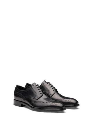 Prada 2EB109-3F33 Black Leather Derby (PRM1026)