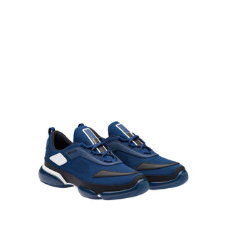 Prada 2EG253-2ODA Men's Shoes Blue Navy Cloudbust Technical Fabric Sneakers (PRM1000)-AmbrogioShoes