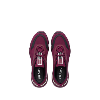 Prada 2EG253-2ODA Men's Shoes Burgundy Cloudbust Technical Fabric Sneakers (PRM1001)-AmbrogioShoes