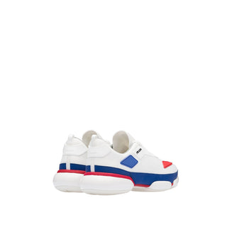 Prada 2OG064-1OUF Men's Shoes White, Blue & Red Cloudbust Technical Fabric Casual Sneakers (PRM1014)-AmbrogioShoes