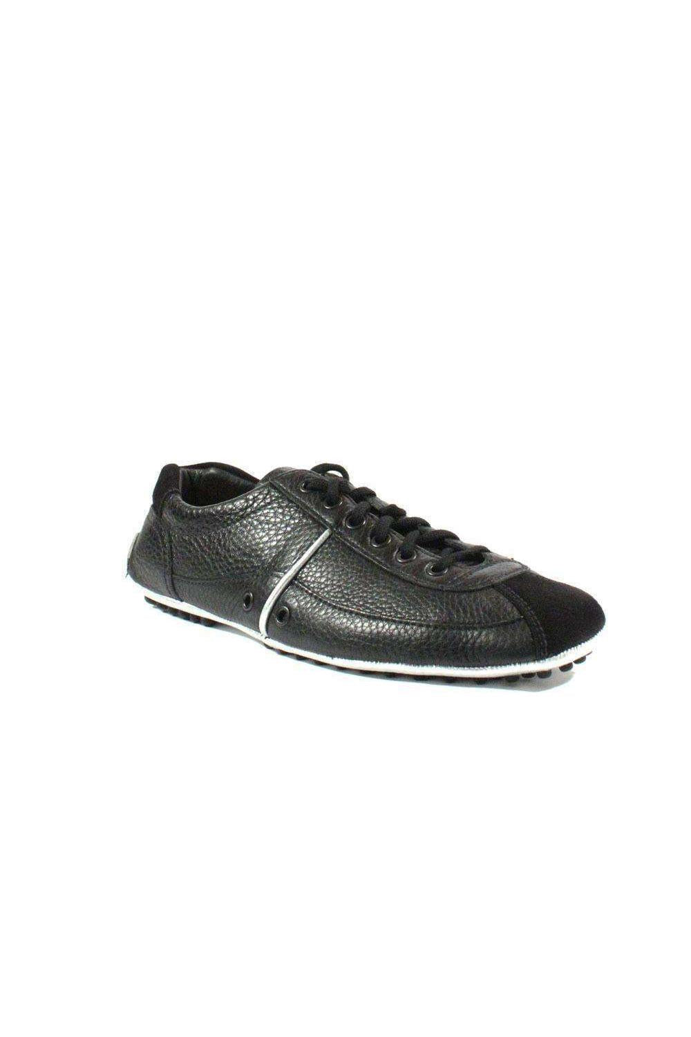 Prada Designer Shoes Black Leather Driving Men's Designer Shoes 2E1376 (PRM7) Prada Designer Shoes Black Leather Driving Men's Designer Shoes 2E1376 (PRM7)