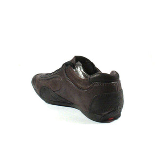Prada Mens Shoes Brown & Black Leather Sports (PRM20)-AmbrogioShoes