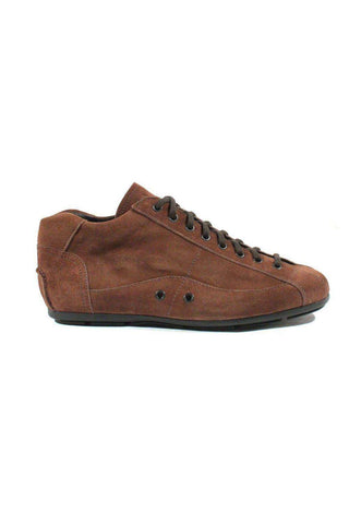 Prada Men's Designer Shoes Tobacco Color Suede Sports Designer Shoes 2T1559 (PRM15)-AmbrogioShoes