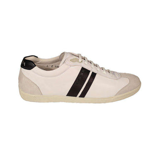 Prada Milano Mens Shoes White Sneakers (PRM68)-AmbrogioShoes