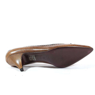 Prada Natural Beige Nappa Leather Pumps 1I6101 (PRW7)-AmbrogioShoes