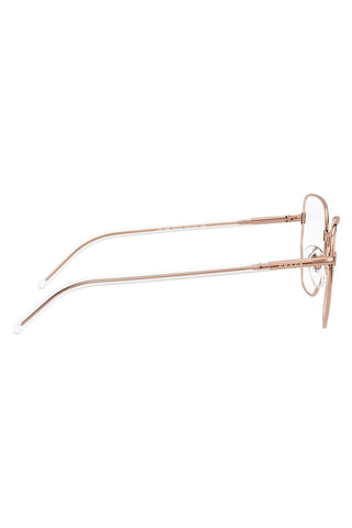 Prada PR 60WV Eyeglasses Pink Gold / Clear demo lens