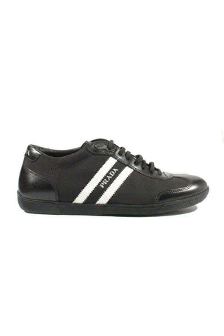 Prada Sports Men's Designer Shoes Black/White 4E1595 (PRM46)
