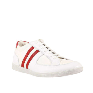 Prada Sports Men's Designer White/Red Sneakers 4E1806 (PRM43)-AmbrogioShoes