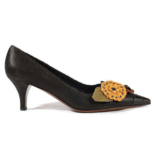 Prada Shoes for women, Black leather Pumps 1P6317 (PRW12)-AmbrogioShoes