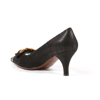 Prada Shoes for women, Black leather Pumps 1P6317 (PRW12)-AmbrogioShoes