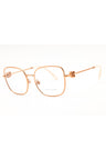 9329 - Shiny Rose Gold/clear demo lens