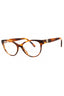 5007 - Striped Havana/Clear demo lens