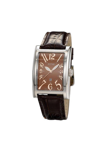 Ritmo Mundo Watch Piccolo Data Mother of Pearl 422 Brown Women's (RIT1002)
