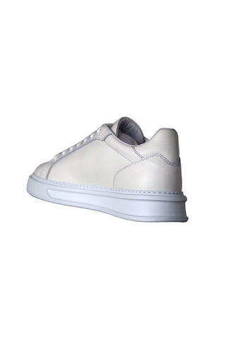 Roberto Cavalli 22535-C White Leather Casual Sneakers (RC1001)