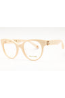 09X7 - SHINY BEIGE/clear demo lens