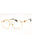 0400 - Polished yellow gold/Clear demo lens