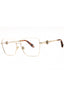 0492 - LIGHT GOLD W/COLORS PARTS/Clear demo lens
