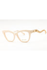09X7 - SHINY BEIGE/clear demo lens