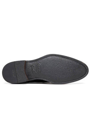 Roma Leather Loafer - Black-Dellamoda