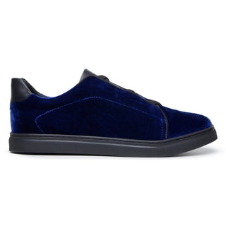 Studio Belvedere Eros Men's Shoes Velvet / Calf-Skin Leather Slip-On Sneaker (SBV1014)