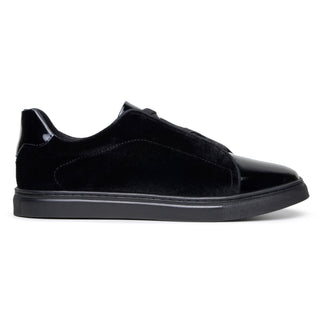 Studio Belvedere Silvano Men's Shoes Velvet / Patent Leather Slip-On Sneaker (SBV1016)