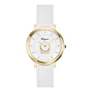 Ferragamo Minuetto Leather Watch