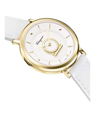 Ferragamo Minuetto Leather Watch