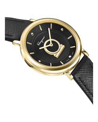 Ferragamo Minuetto Leather Watch