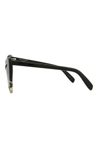 Saint Laurent  Black/White Spotted Havana Sunglasses