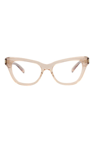 Saint Laurent  Transparent Light Peach Eyeglasses