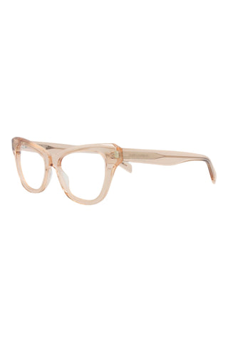 Saint Laurent  Transparent Light Peach Eyeglasses