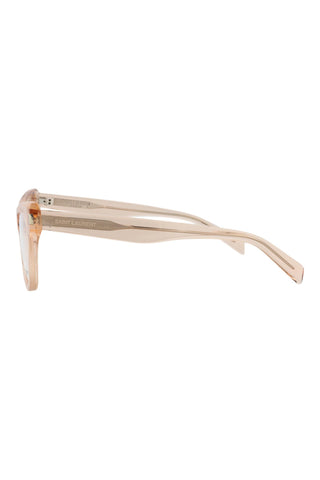 Saint Laurent  Transparent Light Peach Eyeglasses
