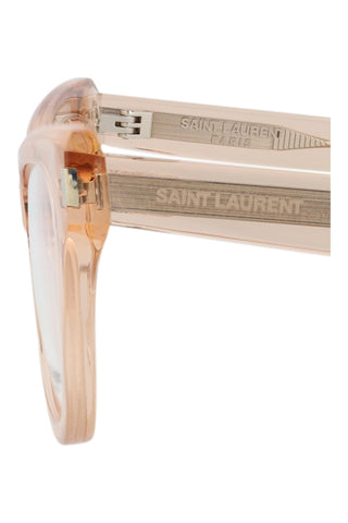 Saint Laurent  Transparent Light Peach Eyeglasses