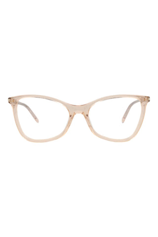 Saint Laurent  Transparent Light Peach Eyeglasses