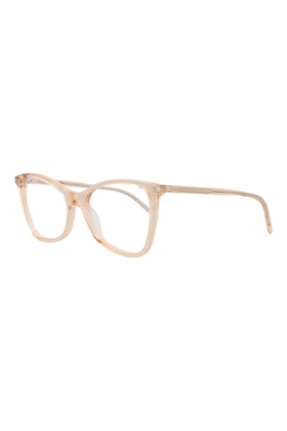 Saint Laurent  Transparent Light Peach Eyeglasses