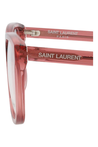 Saint Laurent  Transparent Antique Rose Eyeglasses